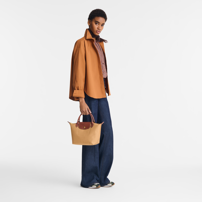 Le Pliage Original S Handbag , Fawn - Recycled canvas