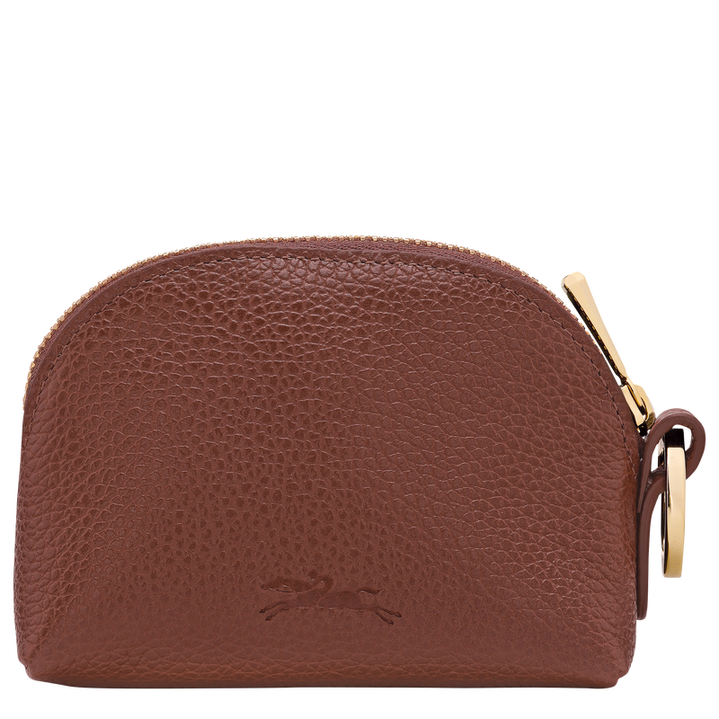 Le Foulonné Coin purse , Coffee - Leather  - View 2 of  2
