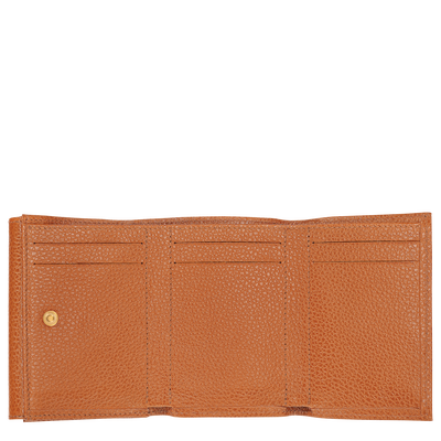 Le Foulonn&eacute; Compact wallet, Amber