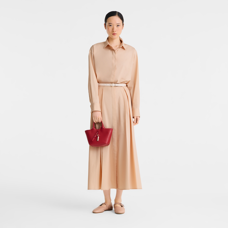 Le Roseau , Carmine - Leather  - View 2 of  6