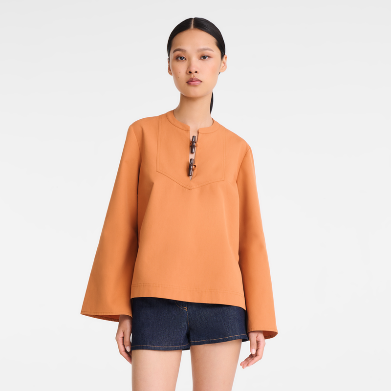 Shirt , Amber - Cotton poplin  - View 4 of  5