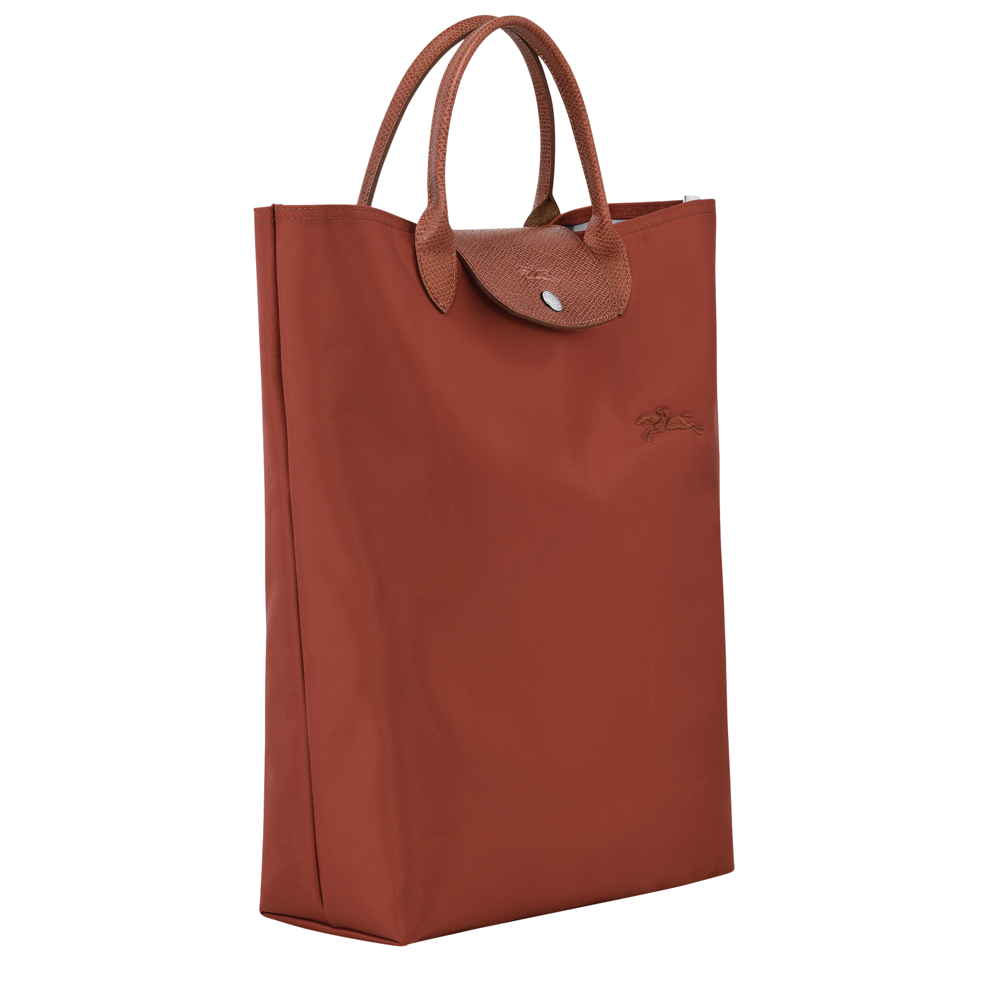 Tote bag M, Chestnut - View 3 of 
        7 - zoom in Le Pliage Green Tote bag M, Chestnut