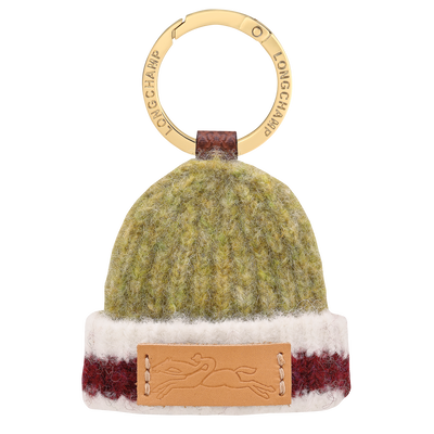 Le Pliage Collection Key ring, Pistachio/Burgundy