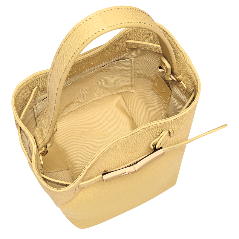 Le Smart XS Bucket bag , Hay - Leather  - View 4 of  5