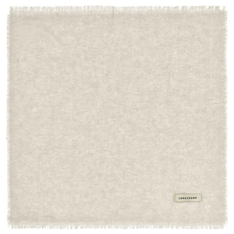 L'Hiver en Douceur Stole , Ecru - Cashmere  - View 1 of  2