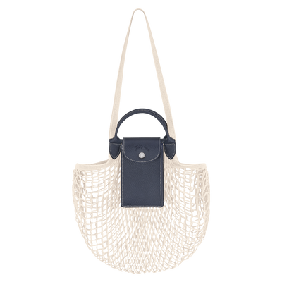 Le Pliage Collection Mesh bag , Navy - Canvas