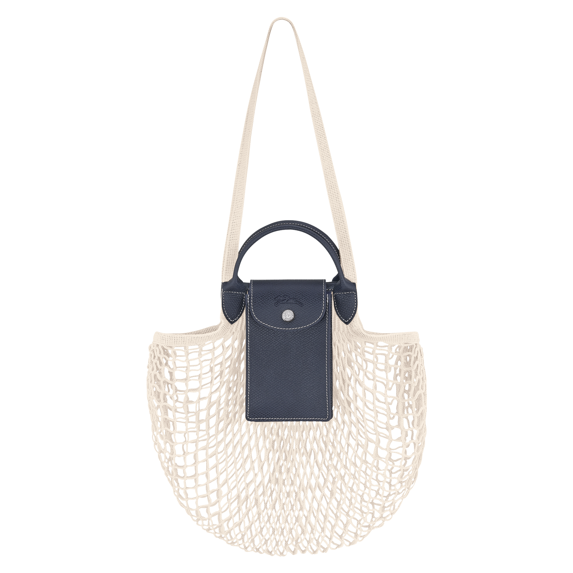 Mesh bag L, Navy - View 1 of
4 - zoom in Le Pliage Collection Mesh bag L, Navy
