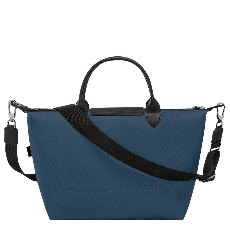 Le Pliage Energy L Handbag , Ink blue - Recycled canvas  - View 4 of  5