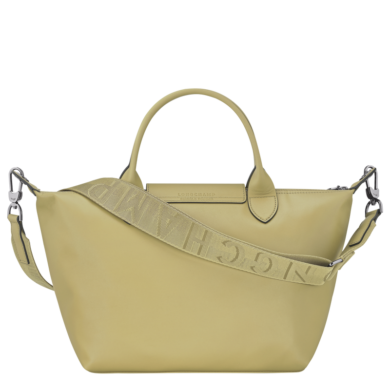 Le Pliage Xtra S Handbag , Pistachio - Leather  - View 3 of  5