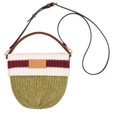 Le Pliage Collection Crossbody bag S, Pistachio/Burgundy