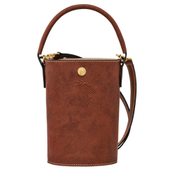 Épure XS Crossbody bag , Brown - Leather