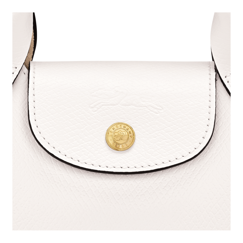 Épure XS Tote bag , White - Leather  - View 6 of  6