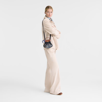 Le Pliage Filet XS Mesh bag , Black - Canvas