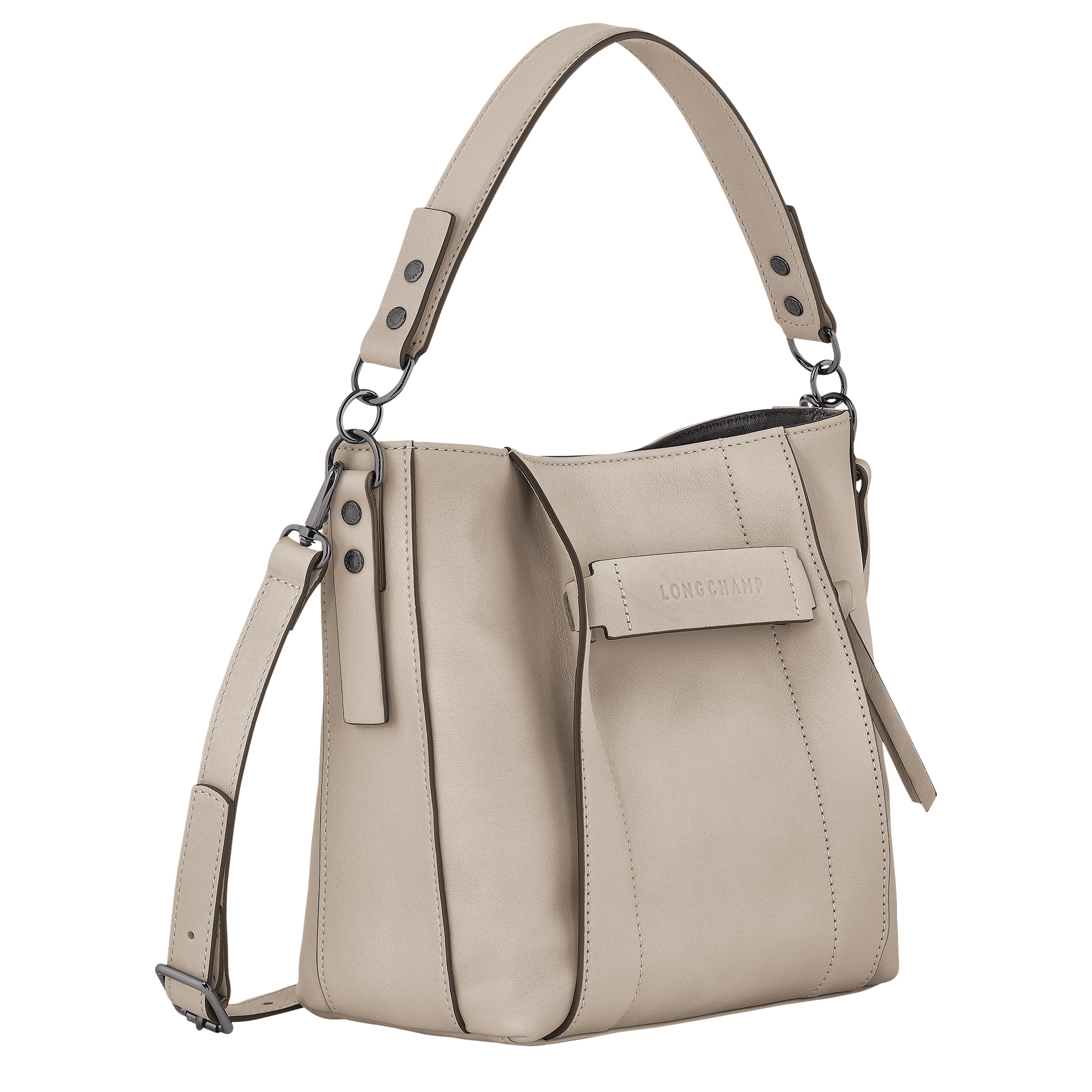 Crossbody bag S, Clay - View 3 of 
        5 - zoom in Longchamp 3D Crossbody bag S, Clay