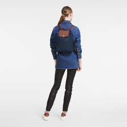 Le Pliage Original M Backpack , Navy - Recycled canvas