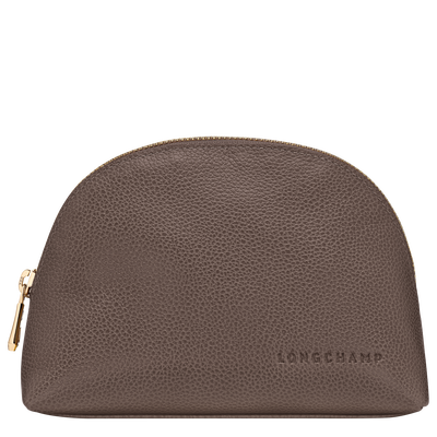 Le Foulonn&eacute; Pouch , Taupe - Leather