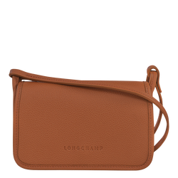 Le Foulonné XS Clutch , Caramel - Leather