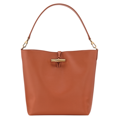 Le Roseau M Hobo bag , Bark - Leather