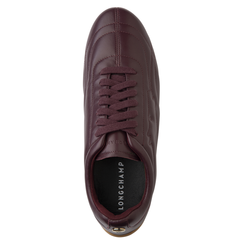 On-The-Go Sneakers , Burgundy - Leather  - View 5 of  7