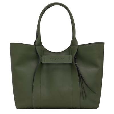 Longchamp 3D L Shoulder bag , Khaki - Leather