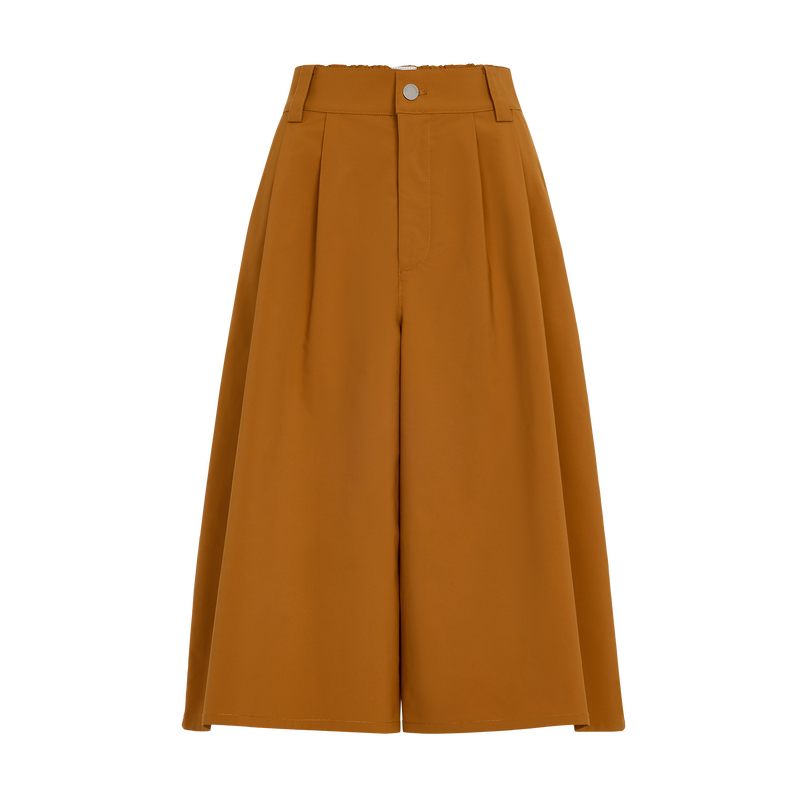 Shorts , Caramel - Technical poplin  - View 1 of  5