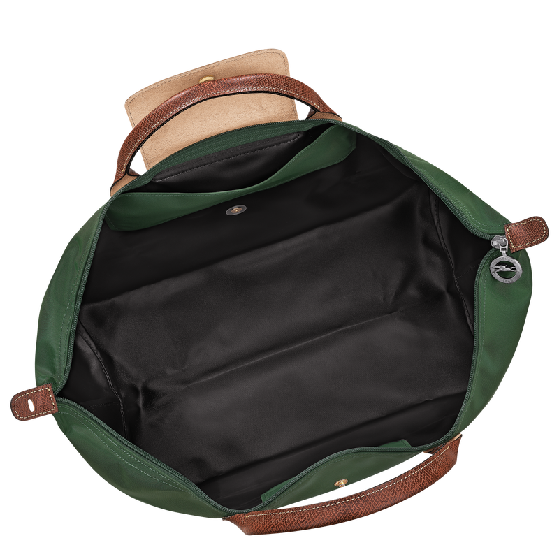 Le Pliage Original L Travel bag , British Green - Recycled canvas  - View 5 of  7
