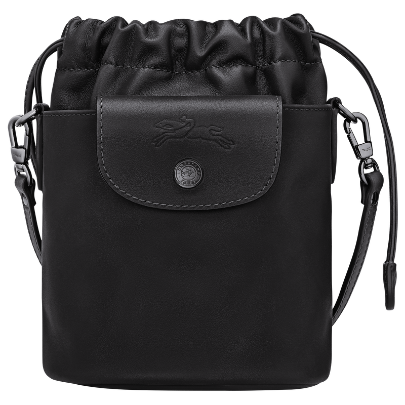 Le Pliage Xtra XS Bucket bag , Black - Leather  - View 1 of  6