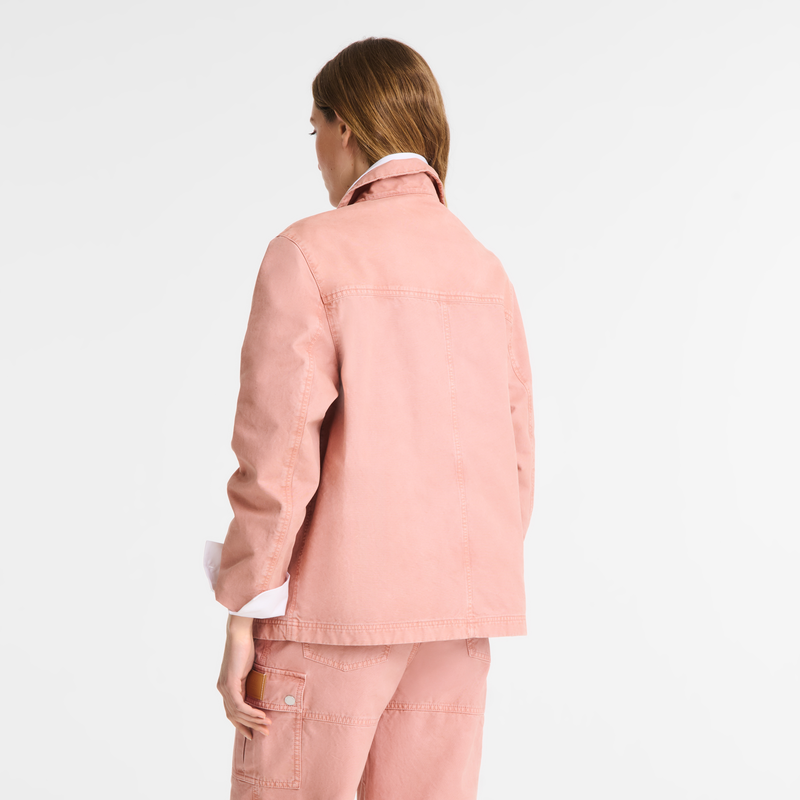 Jacket , Pink Tea - Overdyed cotton  - View 2 of  4
