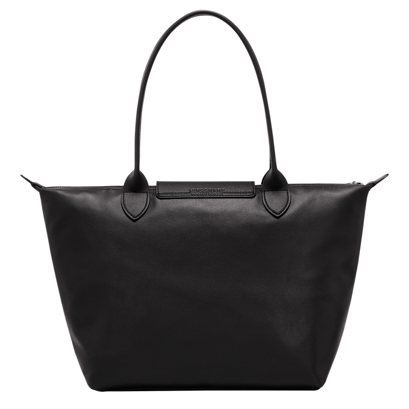 Le Pliage Xtra M Tote bag , Black - Leather  - View 4 of  6