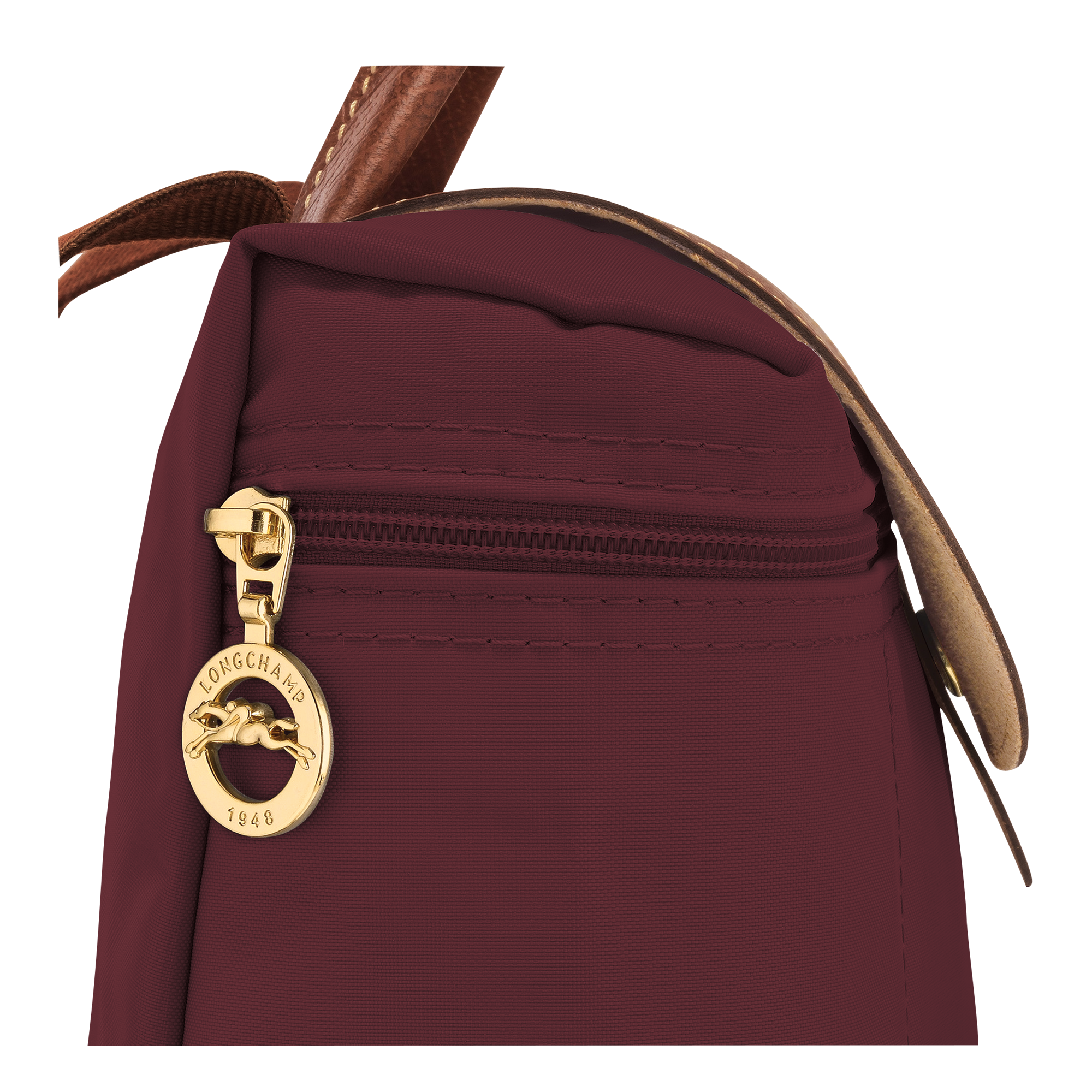 Backpack, Burgundy - View 5 of
6 - zoom in Le Pliage Original Backpack, Burgundy