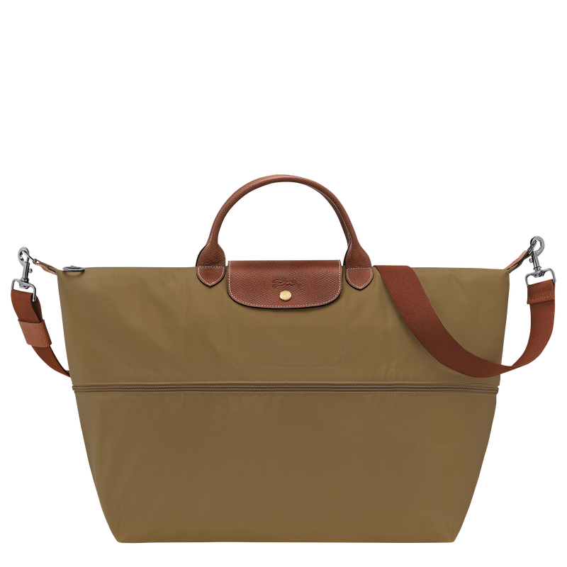 Le Pliage Original Extensible travel bag , Olive - Recycled canvas  - View 4 of  7
