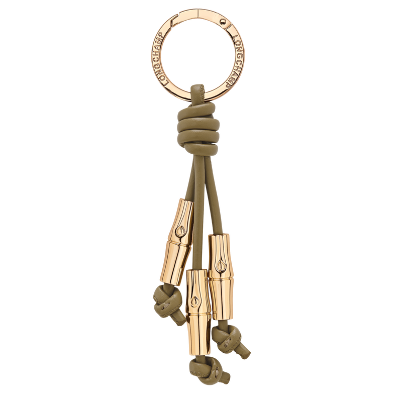 Le Roseau Key ring , Olive - Leather  - View 1 of  1