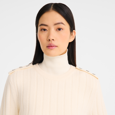 null Sweater, Ecru
