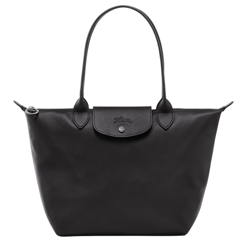 Le Pliage Xtra M Tote bag , Black - Leather - View 1 of  6