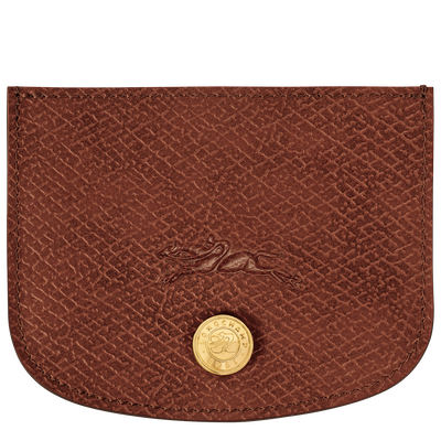 Épure Card holder , Brown - Leather