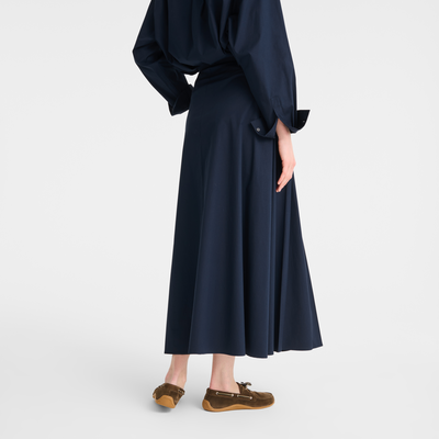 null Midi skirt, Navy