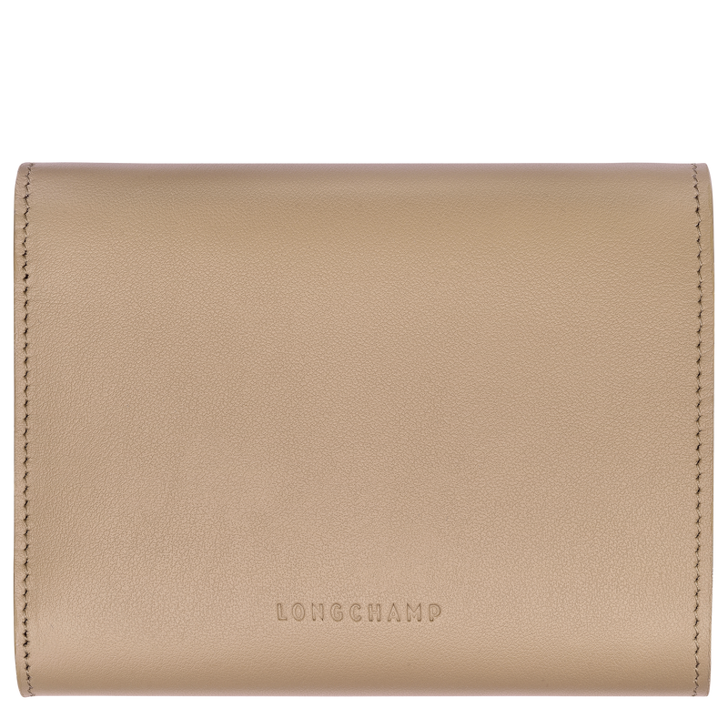 Le Roseau Compact wallet , Root - Leather  - View 2 of  3