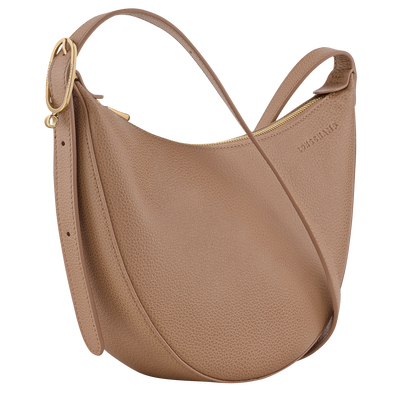 Le Foulonn&eacute; S Crossbody bag , Biscuit - Leather