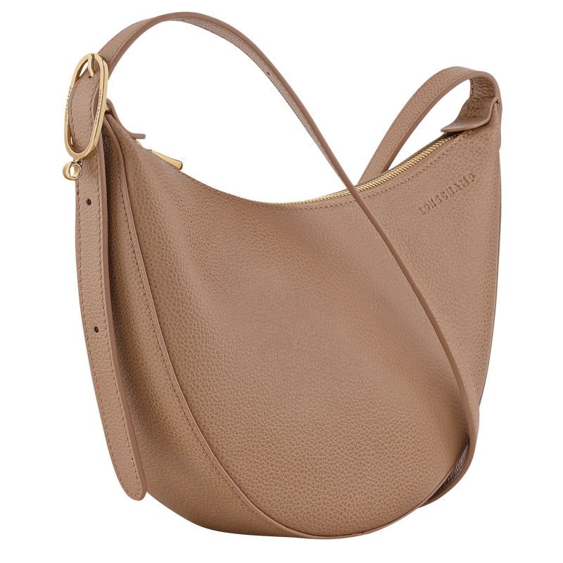 Le Foulonn&eacute; S Crossbody bag , Biscuit - Leather  - View 2 of  5