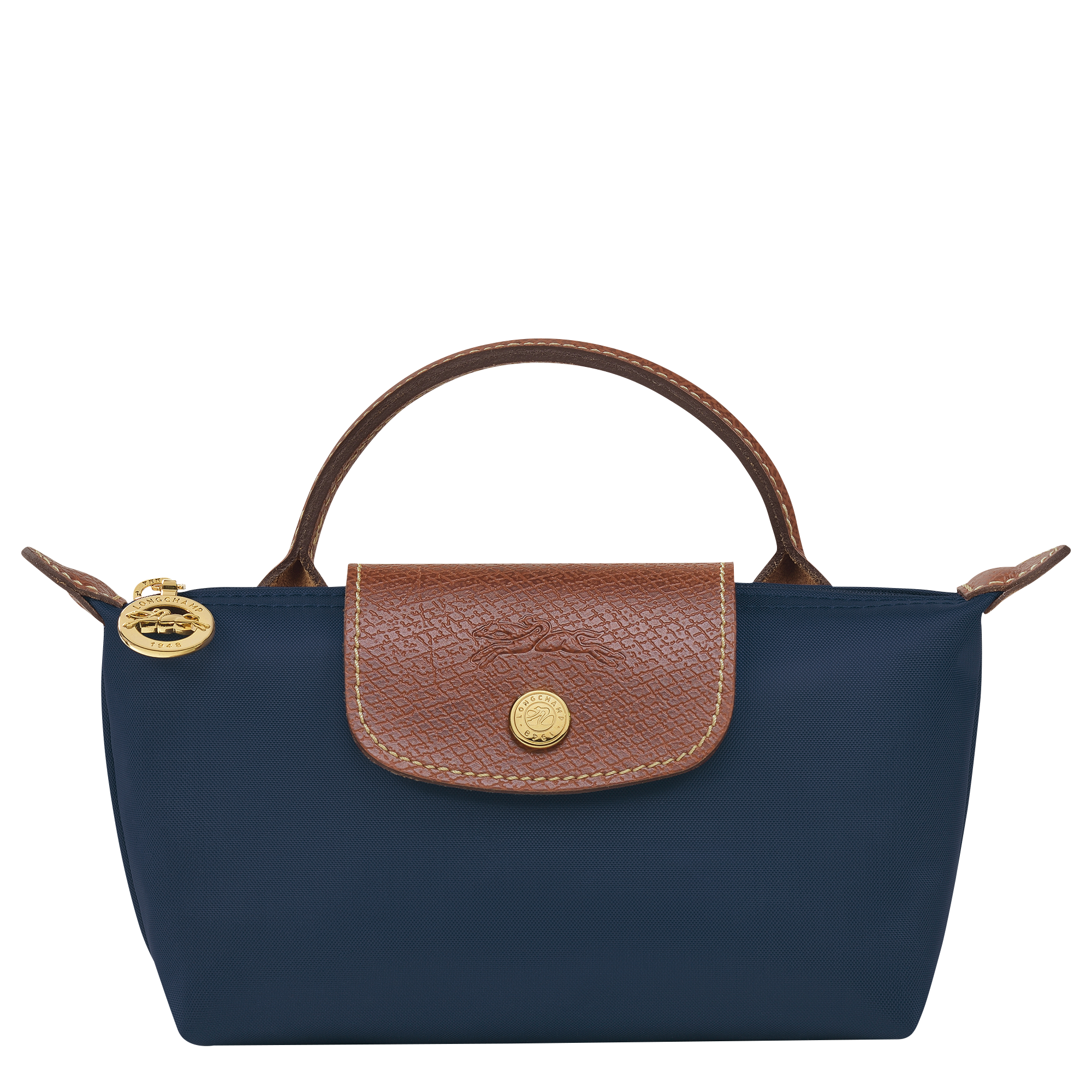 Le Pliage Original Pouch with handle, Navy