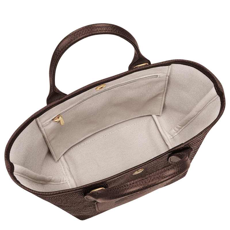 Le Pliage Collection XS Basket bag , Mocha - Canvas  - View 5 of  7