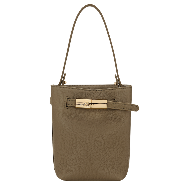Le Smart XS Bucket bag , Olive - Leather  - View 1 of  6