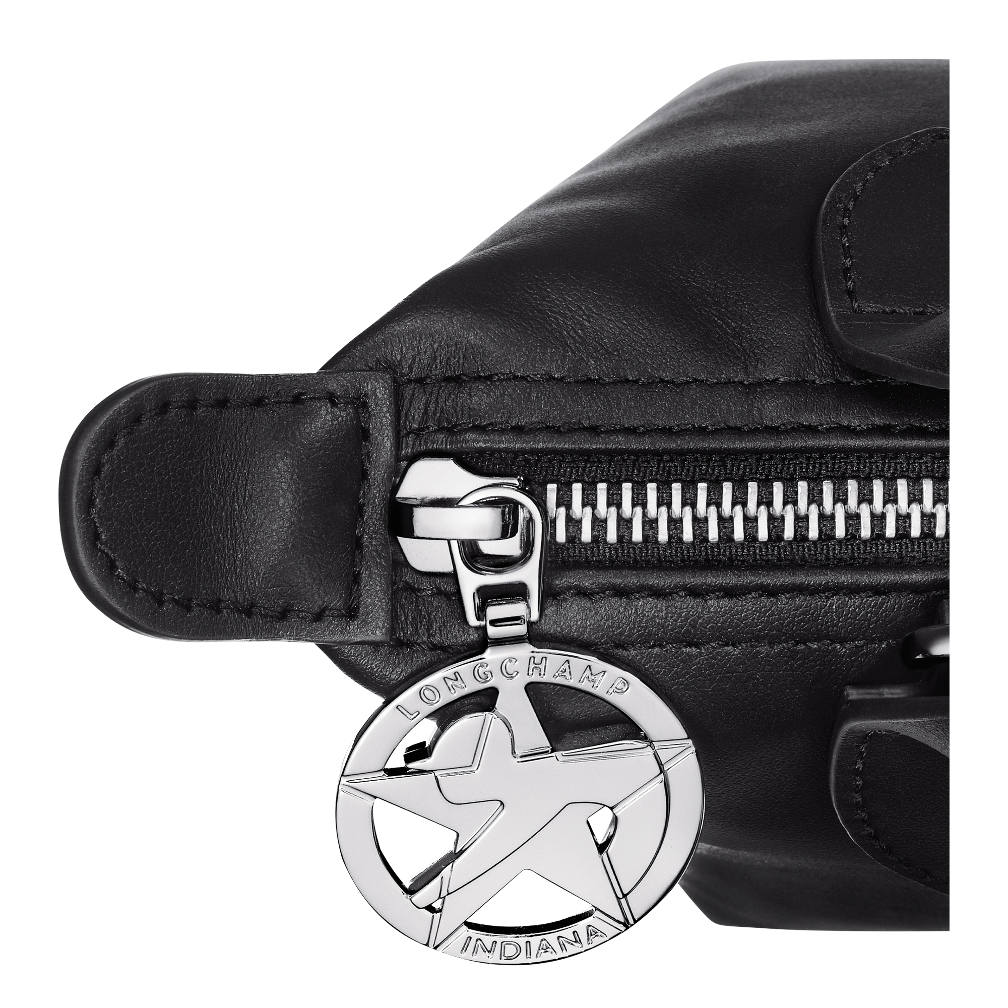 Longchamp x Robert Indiana Handbag XS, Black
