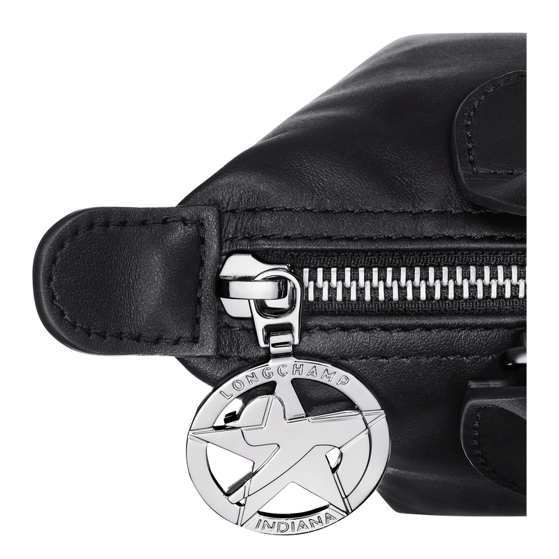 Longchamp x Robert Indiana XS Handbag , Black - Leather  - View 5 of  5