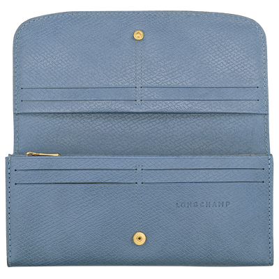 Épure Long continental wallet, Slate