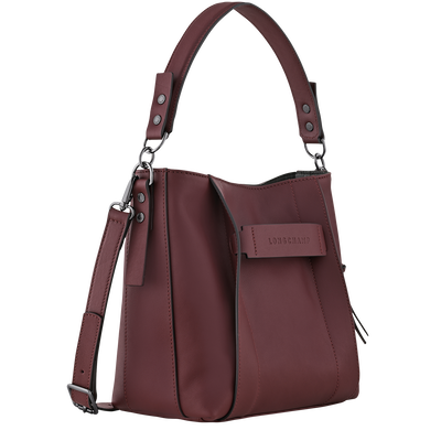 Longchamp 3D Crossbody bag S, Burgundy