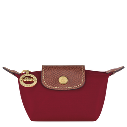 Le Pliage Original Coin purse , Red - Recycled canvas