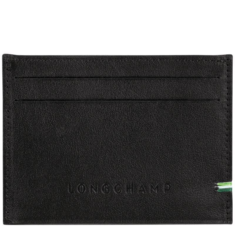 Longchamp sur Seine Card holder , Black - Leather  - View 1 of  2