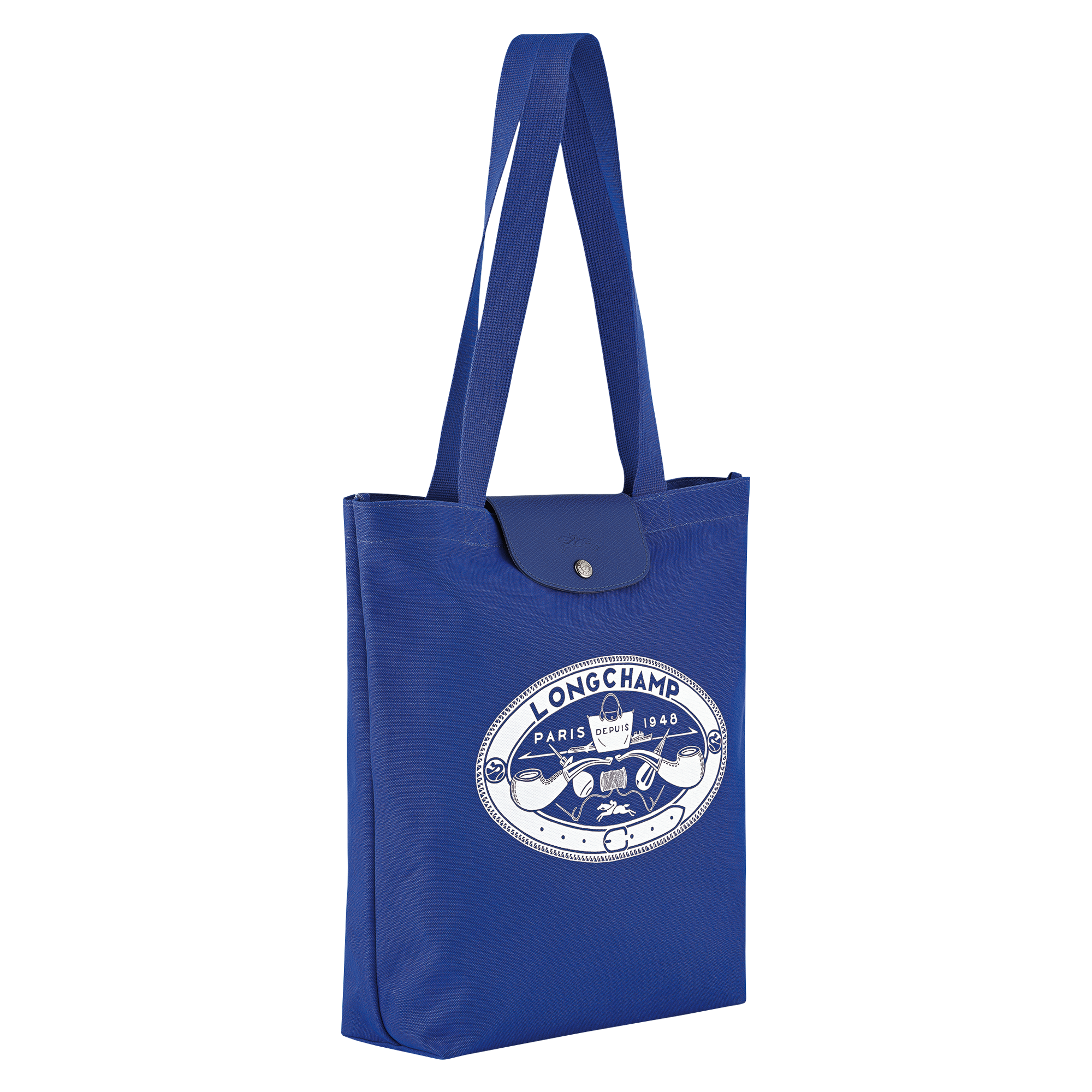 Tote bag M, Cobalt - View 3 of
5 - zoom in Le Pliage Collection Tote bag M, Cobalt