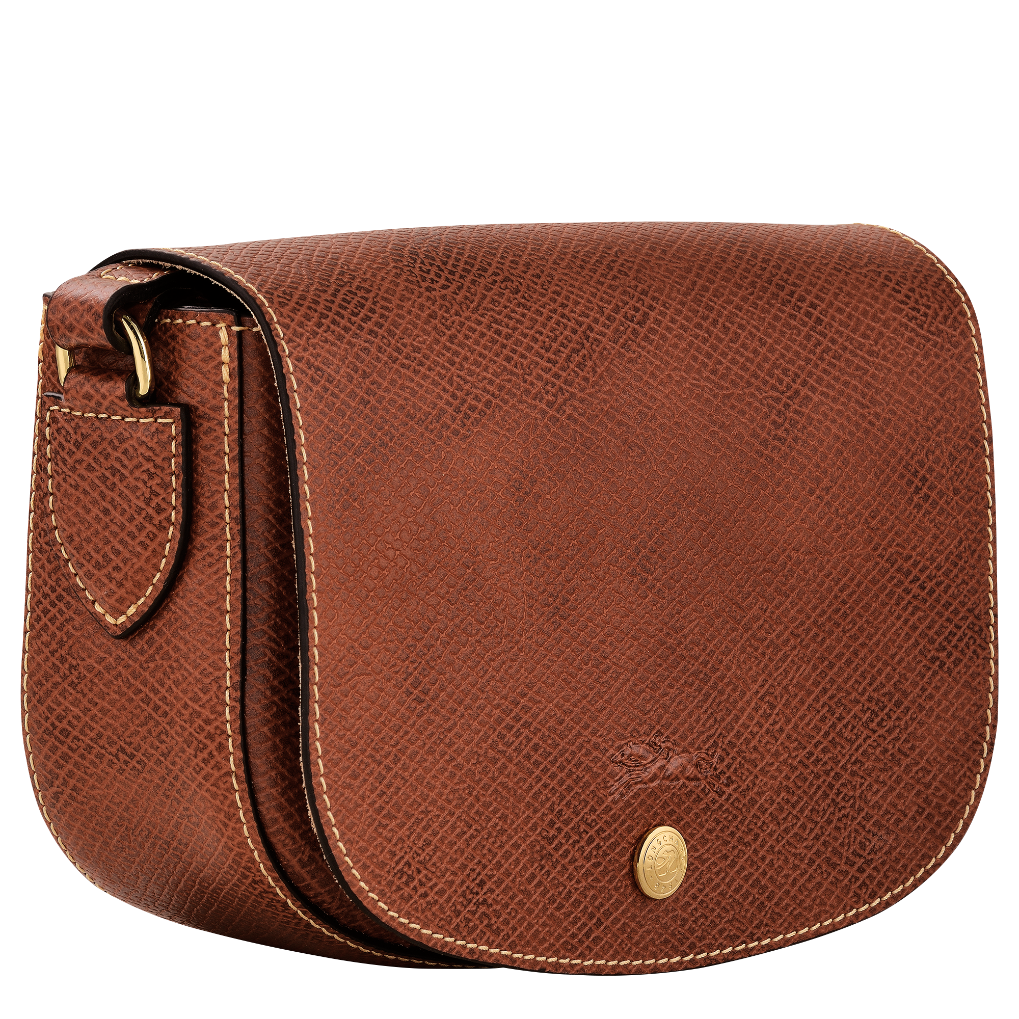 Crossbody bag S, Brown - View 3 of 
        6 - zoom in Épure Crossbody bag S, Brown